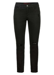 sheego Denim, Damen Stretch-Jeans, Schwarz