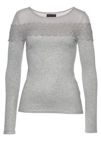 Melrose, Damen Pullover, Graumeliert