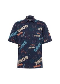 Wood Wood, Herren Hemd 'Thor shirt', Dunkelblau