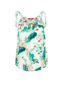 s.Oliver RED LABEL, Damen Blusentop, Aqua / Hellblau / Petrol / Hellrot / Weiß