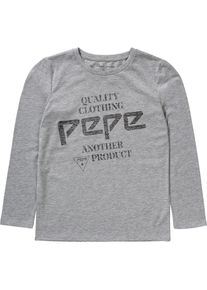 Pepe Jeans, Langarmshirt 'BROWN', Grau