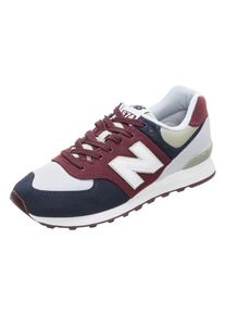 New Balance, Herren Sneaker 'ML574-INE-D', Nachtblau / Bordeaux / Wei&szlig;