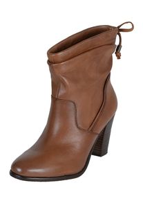 SPM, Damen Ankle Boots 'Giovana' aus Leder, Braun / Cognac