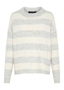 V&eacute;ro Moda VERO MODA, Damen Pullover, Beige / Hellgrau
