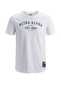 Jack & Jones JACK & JONES, Herren T-Shirt, Dunkelblau / Schwarz / Weiß
