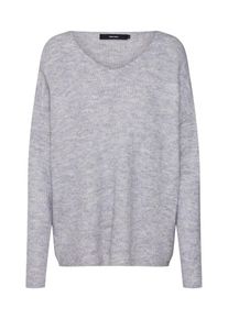 V&eacute;ro Moda VERO MODA, Damen Pullover 'VMLEFILE LS V-NECK', Grau