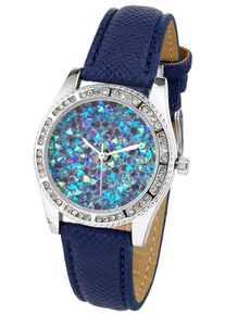 Heine, Damen Armbanduhr, Blau