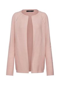 Véro Moda VERO MODA, Damen Strickjacke 'VMNO NAME POINTELLE LS OPEN CARDIGAN', Rosa