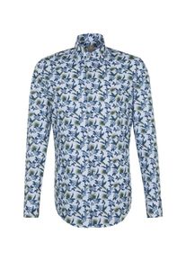 Jacques Britt, Herren Hemd, Blau / Gr&uuml;n / Wei&szlig;