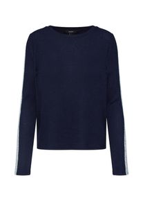Véro Moda VERO MODA, Damen Pullover 'VMPENNIE LS O-NECK TOP JRS', Nachtblau / Grau