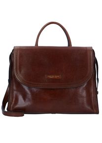 The Bridge, Damen Pearldistrict Handtasche Leder 36 cm, Braun
