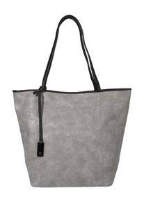 Tom Tailor Denim, Damen Shopper 'MILA', Grau
