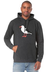 Cleptomanicx, Herren Sweatshirt 'Gull 2', Dunkelgrau