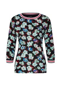 s.Oliver RED LABEL, Damen Shirt, Türkis / Schwarz