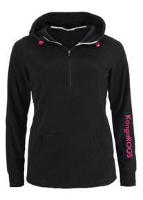 Kangaroos, Damen Fleecepullover, Schwarz