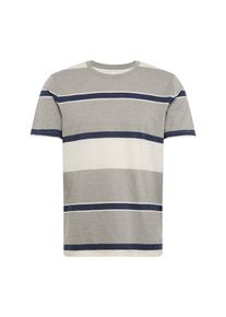 GAP, Herren T-Shirt 'V-EVERYDAY CREW STRIPES', Grau
