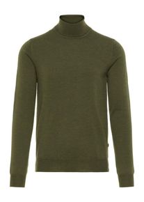 J. Lindeberg J.Lindeberg, Herren Rollkragenpullover 'Lyd True Merino', Khaki