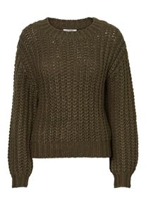 Pieces, Damen Pullover, Khaki