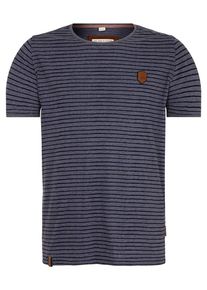 Naketano, Herren T-Shirt, Himmelblau / Schwarz