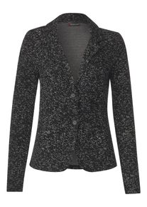 Street One, Damen Blazer, Hellgrau / Schwarz