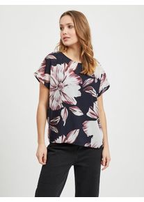 Object, Damen Blusenshirt, Dunkelblau / Mischfarben