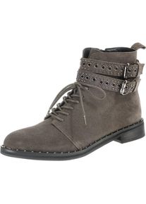 Alma en Pena, Damen Schn&uuml;rstiefeletten, Grau