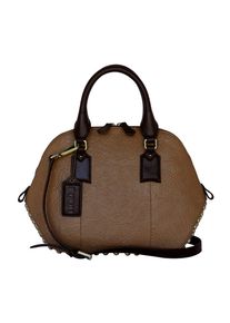 POON Switzerland, Damen Schultertasche, Braun