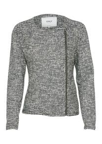 Only, Damen Strickjacke 'onlCOCO', Anthrazit / Wei&szlig;