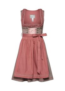 Marjo, Damen Dirndl 'Dana', Hellbraun / Lachs