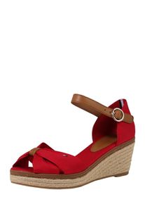 Tommy Hilfiger, Damen Keilsandale 'Elba', Rot