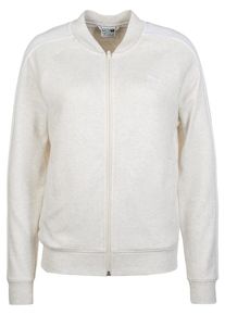 Puma, Damen Jacke 'T7 Track', Hellgrau / Naturwei&szlig;
