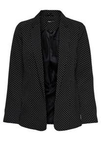 Only, Damen Blazer, Schwarz / Weiß