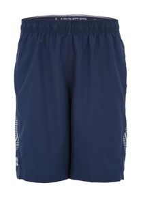 Under Armour, Herren Shorts 'Woven Graphic', Dunkelblau / Weiß