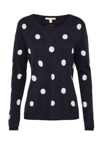 Esprit, Damen Pullover 'Aw', Navy / Wei&szlig;