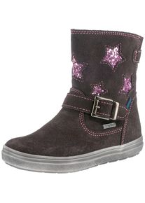 Richter, M&auml;dchen Winterstiefel 'Sympatex', Taupe / Pink