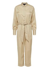 Selected Femme, Damen Jumpsuit, Camel
