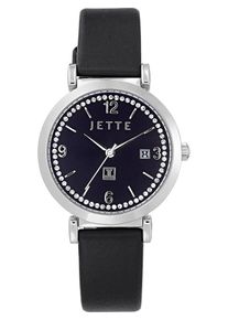 JETTE, Damen uhr, Schwarz / Silber