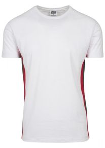 Urban Classics, Herren Tee, Gr&uuml;n / Rot / Wei&szlig;