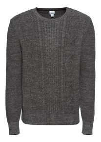 GAP, Herren Strickpullover 'BUDDING CABLE CREW', Dunkelgrau