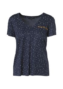 Véro Moda VERO MODA, Damen T-Shirt, Blau / Goldgelb / Weiß