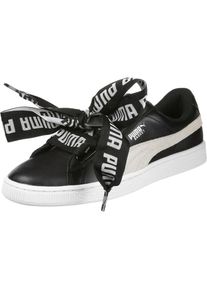 Puma, Damen Sneaker 'Basket Heart DE', Schwarz / Offwhite