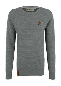 Naketano, Herren Pullover 'Zapzarap Zip Zap', Opal