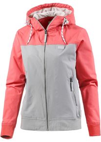 Iriedaily, Damen Freizeitjacke 'Veruschka', Grau / Koralle
