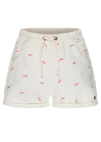 PETROL INDUSTRIES, M&auml;dchen Shorts, Orangerot / Wollwei&szlig;