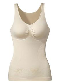 Lascana, Damen Shaping-Hemd, Beige / Champagner / Weiß / Naturweiß