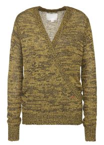 Khujo, Damen Pullover 'AMELIA', Gelb / Schwarz