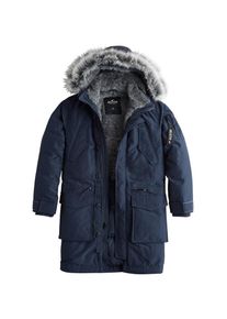 Hollister, Herren Parka 'ELEVATED DOWN PARKA NAVY 1CC', Navy