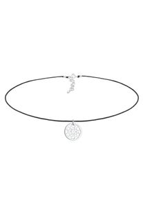 Elli, Damen Choker, Schwarz / Silber