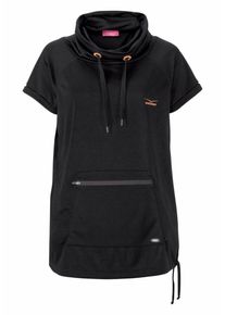 Venice Beach, Damen Funktionsshirt, Schwarz