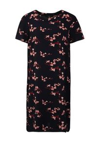 Vero Moda Curve, Damen Kleid 'SAGA', Navy / Rosa